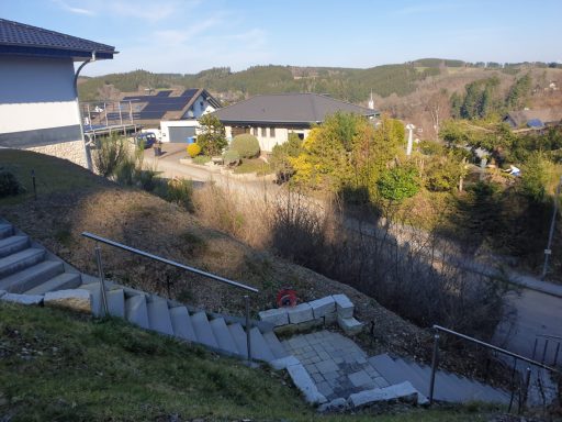 Treppe zum Adlernest Aussicht